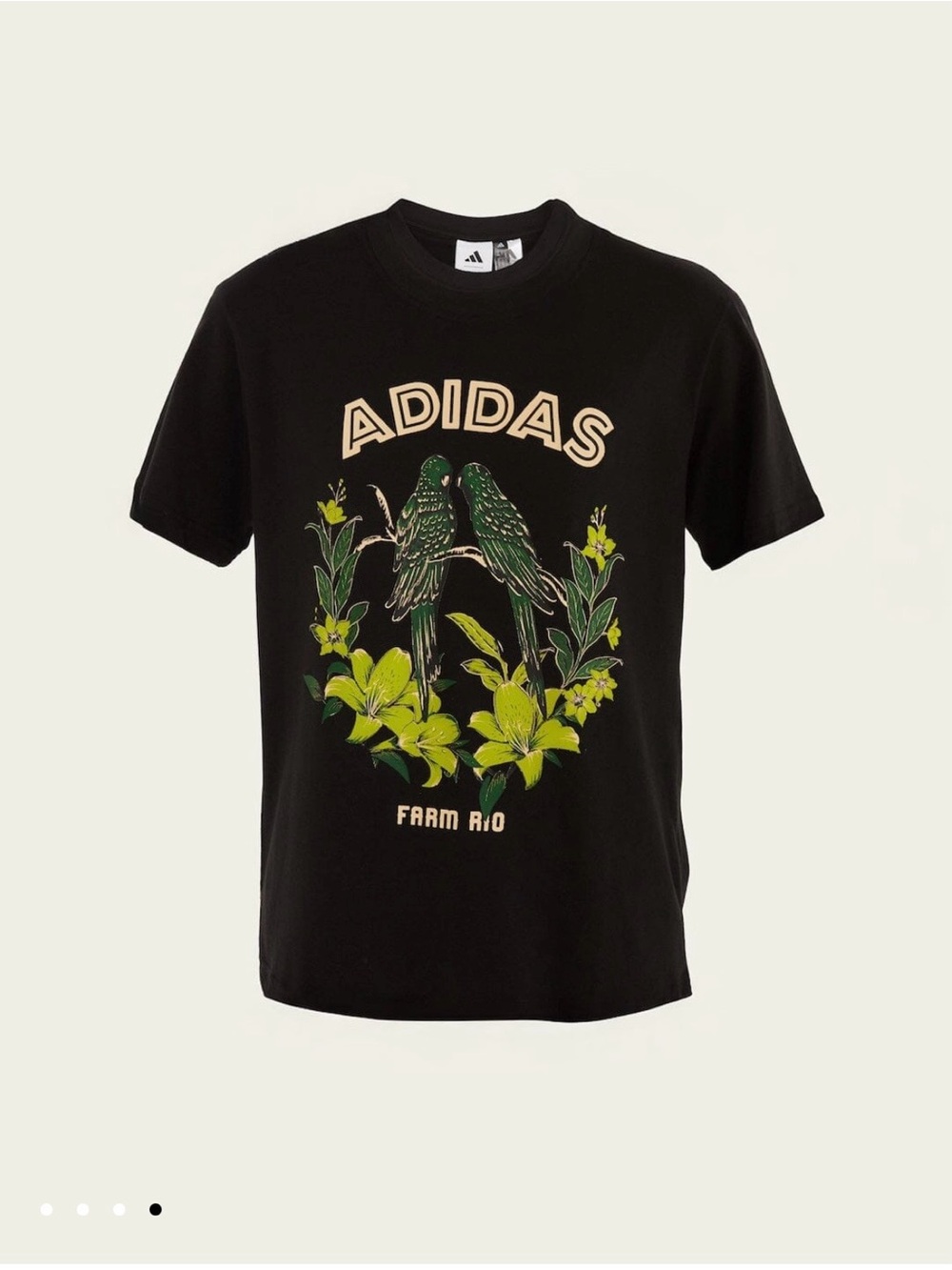 Black Adidas x Farm Rio T Shirt size M